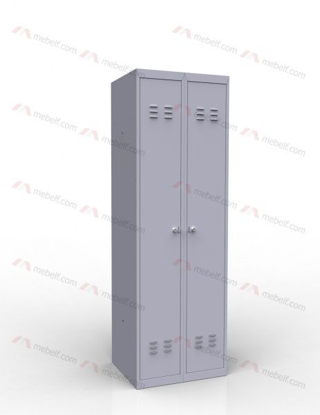 Шкаф металлический для одежды двухсекционный ШР-22 L600