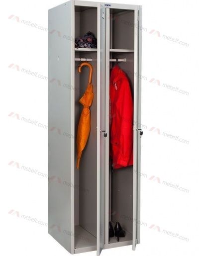 Шкаф металлический для одежды ПРАКТИК LS 21-80