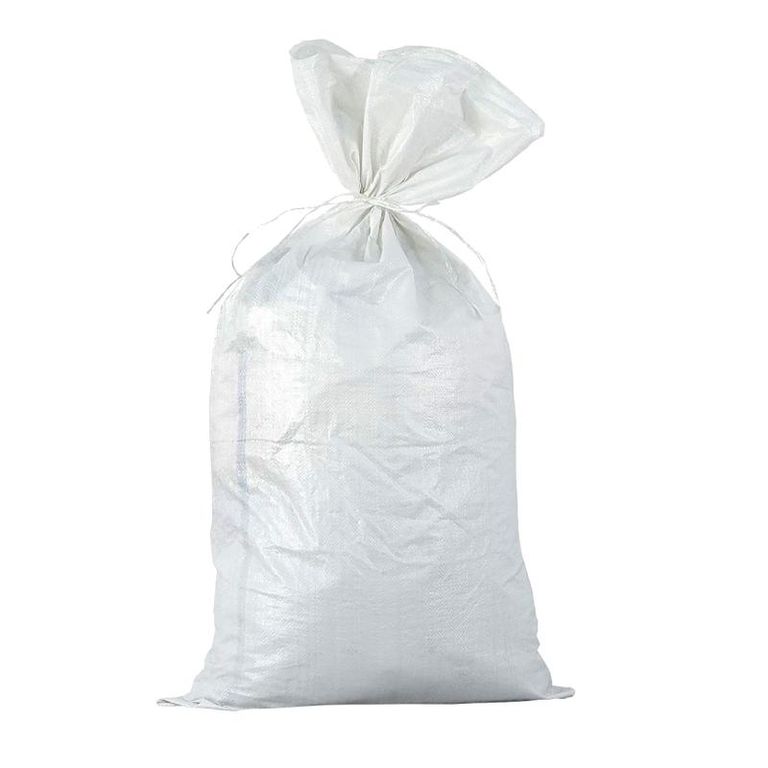 Мешок для строительного мусора полипропиленовый белый на 50 кг