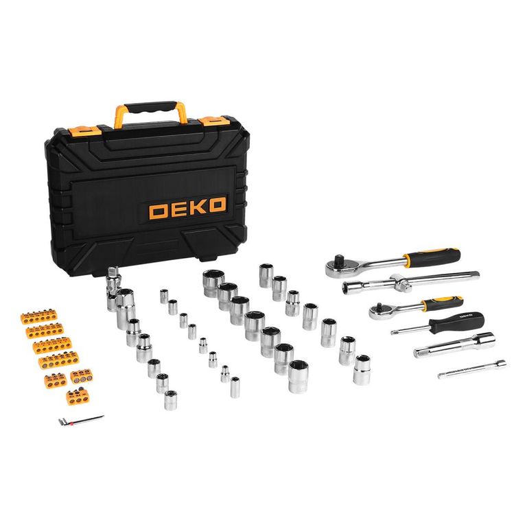 Набор инструмента для авто в чемодане Deko DKMT72 (72 предмета) 065-0734 DEKO