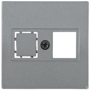 Накладка НТ12-1-БА телеф. RJ12/HDMI BOLERO антрацит IEK арт. ENB11-T-K95 