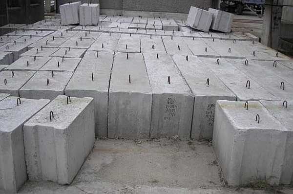 Блок бетонный, Б-1-20-50, 1000х500х250 мм, ЖБИ