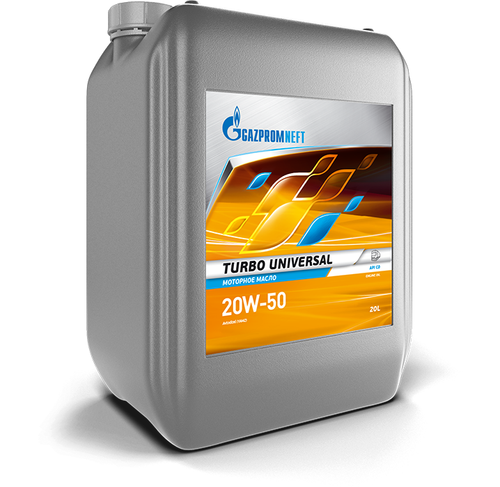 Mинеральное масло Gazpromneft Turbo Universal 20w50 API CD 205л 182кг