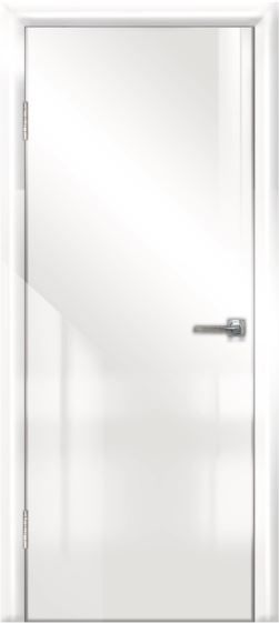 Межкомнатная дверь 500, ПВХ-глянец, цвет Белый 1