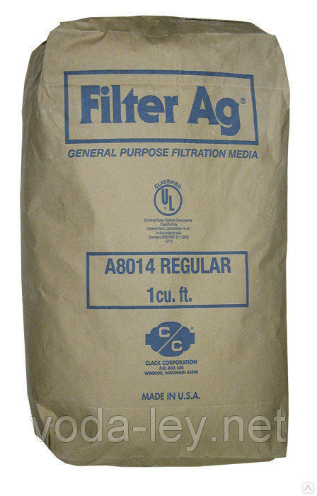 Сменная засыпка Filter-Ag (Фильтрующая засыпка для тонкой фильтрации). 28,3 л/11,4 кг