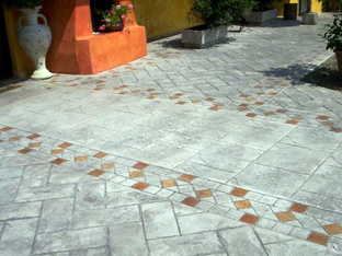 Штамп для бетона Бордюр венецианский алмаз F3200 
