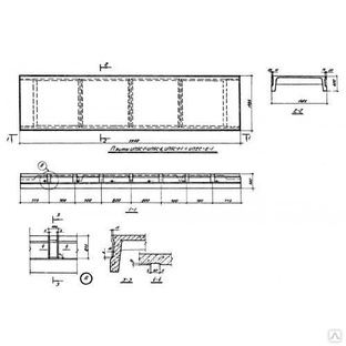 Плиты перекрытия ип 1 6