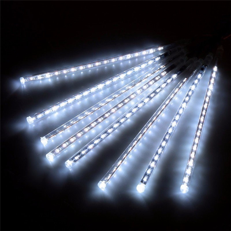 Уличная LED гирлянда "Сосулька" 80 см белая