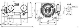 Двигатель асинхронный взрывозащищенный ВАО5-560-500-2 У2 
