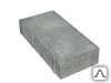 Тротуарная плитка «Кирпич 100х200» серый, h 50 мм
