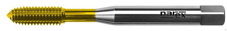 Метчик бесстружечный Narex 2960 HSSE DIN 2174 TiN M6, цена в Москве от ...