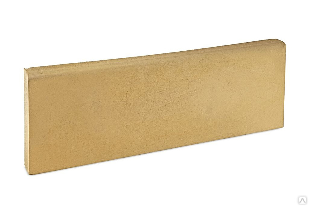 Бордюр односторонний тонкий Желтый, цена в Екатеринбурге от компании ...