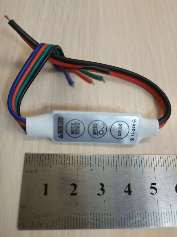Контроллер мини для RGB лент 12-24 V