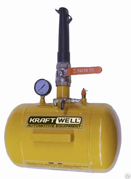KraftWell KRWB-38 Бустер 38 л. для взрывной накачки колес KRWB-38