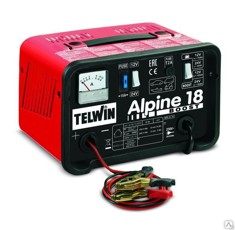 Зарядное устройство ALPINE 18 BOOST 230V 12-24V TELWIN