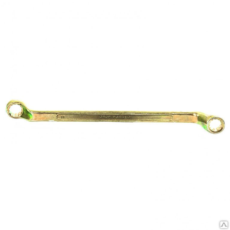 Ключ накидной, 10 х 13 мм, желтый цинк Сибртех СИБРТЕХ
