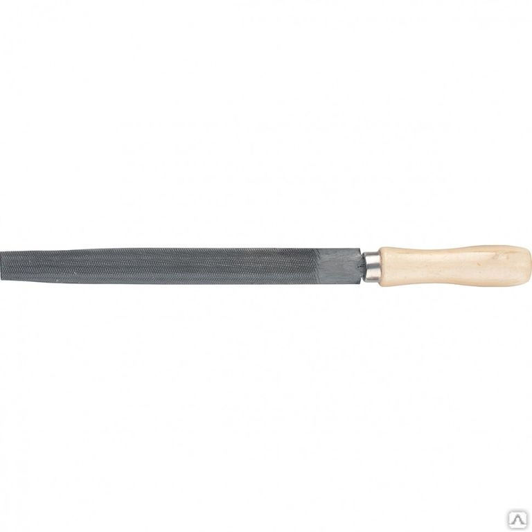 Напильник полукруглый, 200 мм, деревянная ручка Сибртех СИБРТЕХ