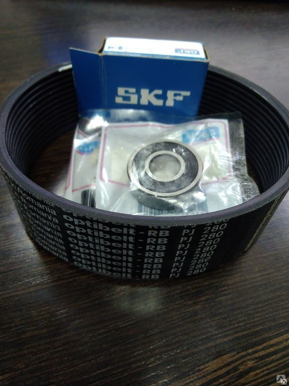 Ремкомплект компрессора ремень Optibelt 12 PJ 280 подшипники SKF