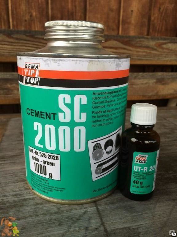 Клей для резинотканевых лент SC-2000 (Tip-top) 1кг+50г. 2