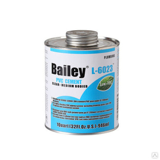 Клей для труб ПВХ Bailey L-6023 946 мл #1