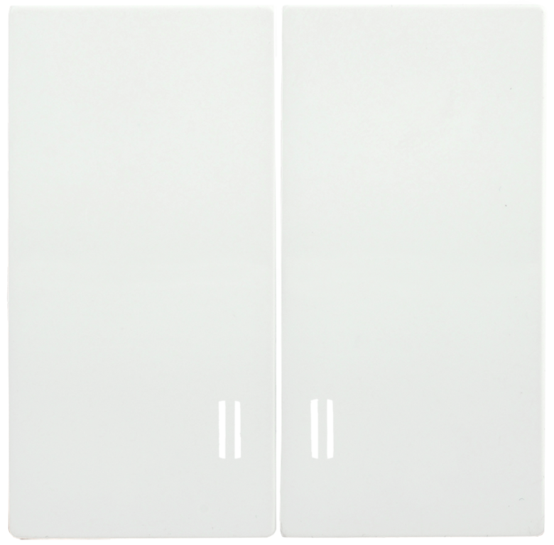 Накладка HB-2-1-ББ 2 клав. с индик. BOLERO белый IEK арт. ENB21-V-K01