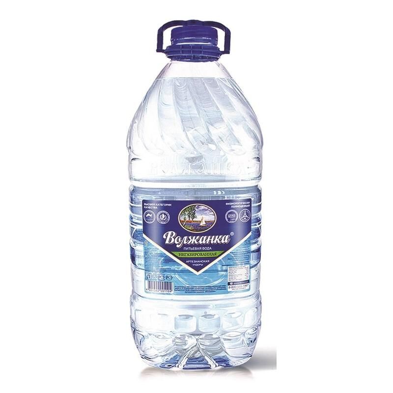 Вода питьевая Волжанка негазированная 5 л (2 штуки в упаковке)