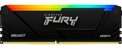 Оперативная память Kingston DDR4 32Gb (2x16Gb) 3733MHz FURY Beast RGB (KF437C19BB12AK2/32)