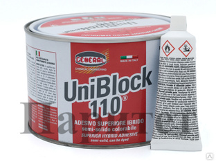 Uni Block 110 (Юниблок) Эпоксиакрилатный клей (густой) General Italia 