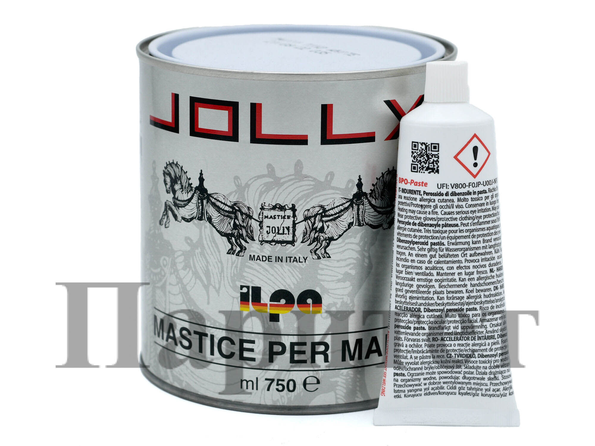 Клей - мастика Jolly 0,75л на полиэфирной основе (бежевый) , ILPA