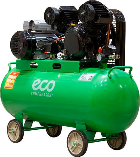 Компрессор Eco AE-1005-B1, 380 л/мин, 8 атм, ременной масляный ресивер, 100 л, 220 В, 2.20 кВт AE-1005-B1 380 л/мин 8 ат
