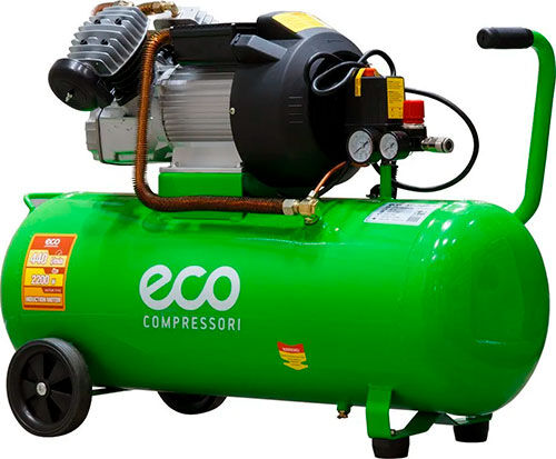 Компрессор Eco AE-705-3, 440 л/мин, 8 атм, коаксиальный масляный ресивер, 70 л, 220 В, 2.20 кВт AE-705-3 440 л/мин 8 атм
