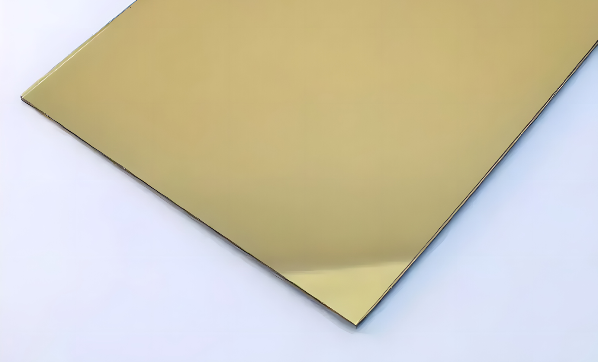 Поликарбонат монолитный зеркальный IRROX-REFLECTION GP, 3*1000*2000 мм, золото
