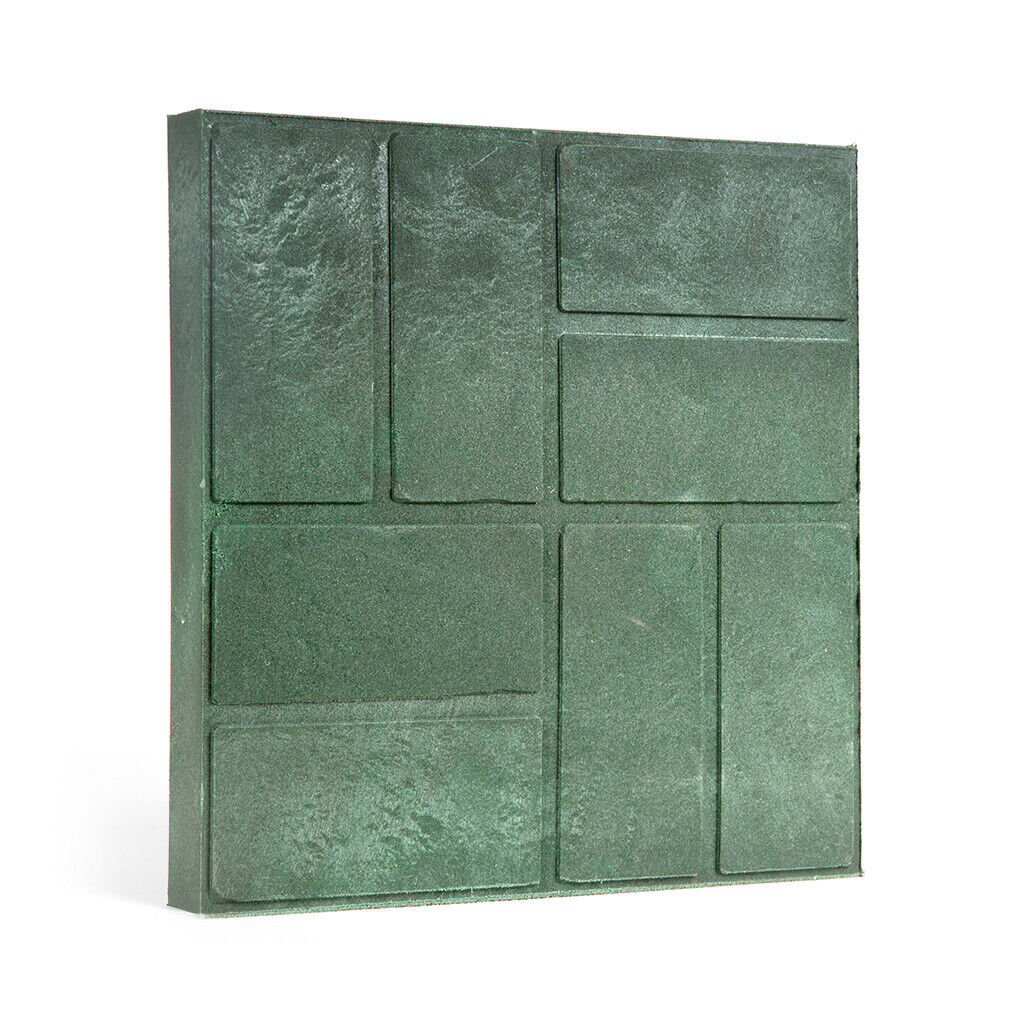 Тротуарная полимерпесчанная плитка для дорожек 33 х 33 х 3,0 Зеленый