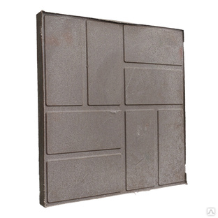 Террасная полимерпесчанная плитка для дорожек 33 х 33 х 2,5 Серый 