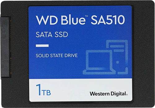 SSD накопитель Western Digital 2.5'' Blue SA510 1000 Гб SATA III (WDS100T3B0A)