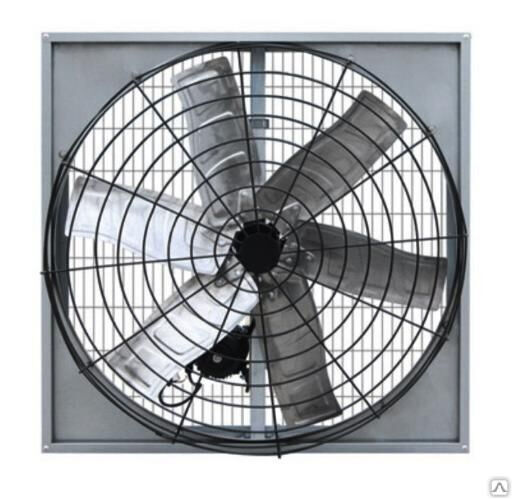 Вентилятор ременной торцевой 1380-1380-370 без жалюзи 0.75 кВт