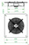 Вентилятор осевой 450 0,25 кВт 5410 м3/час #3