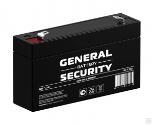 Батарея аккумуляторная GENERAL SECURITY, GSL 1,3-6. 