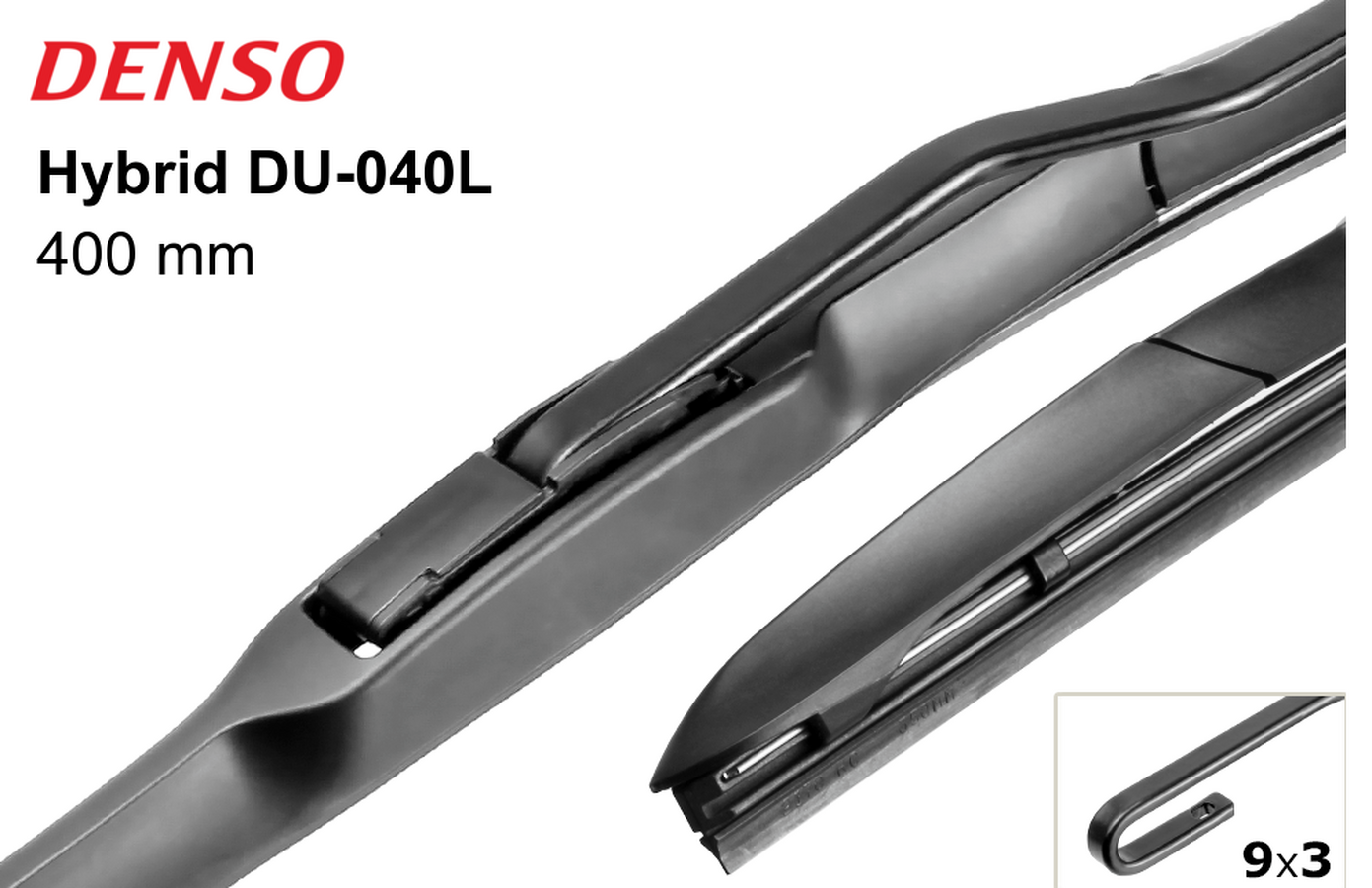 Щетка стеклоочистителя DENSO DU-040L - 400мм/16 (гибридная)