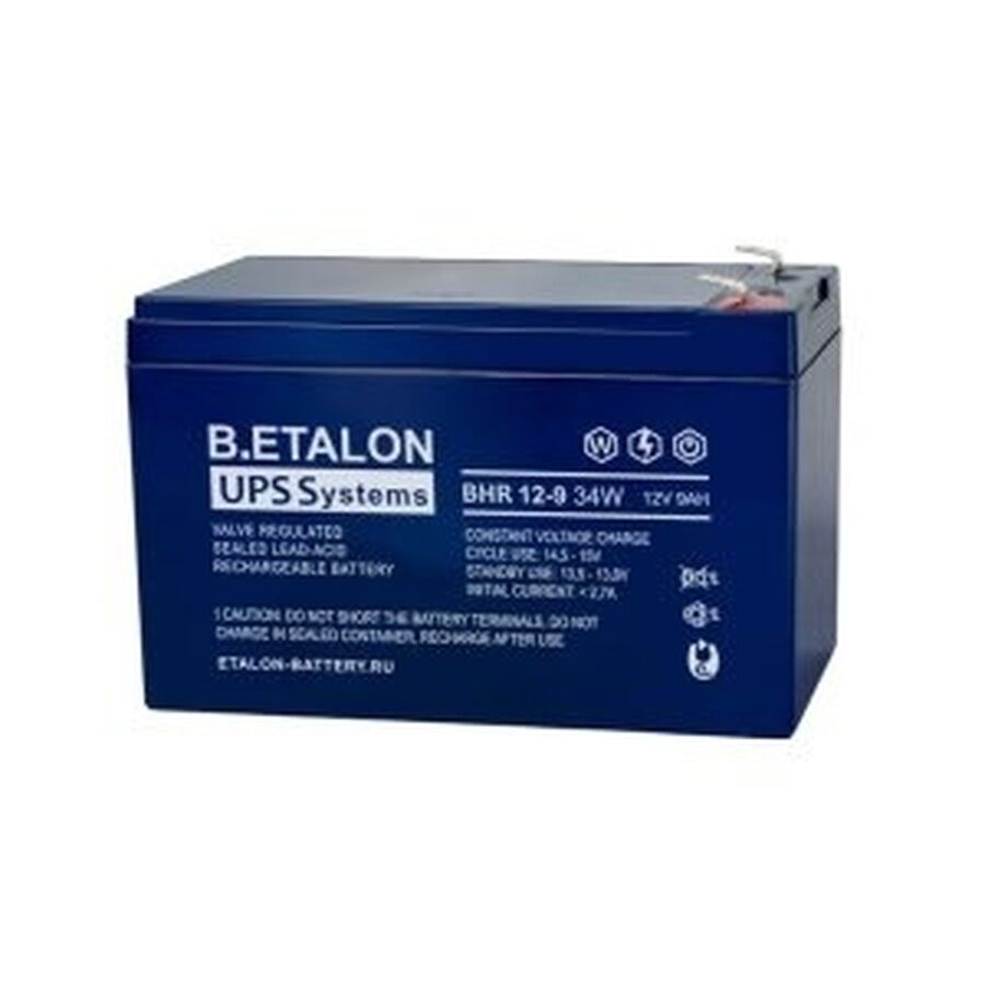 Аккумулятор B.ETALON BHR 12-9-34W 12V 9Ah (151x65x94)