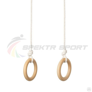 Кольца гимнастические деревянные (фанера 18 мм, покрытие эмаль, лак или пропитка) 