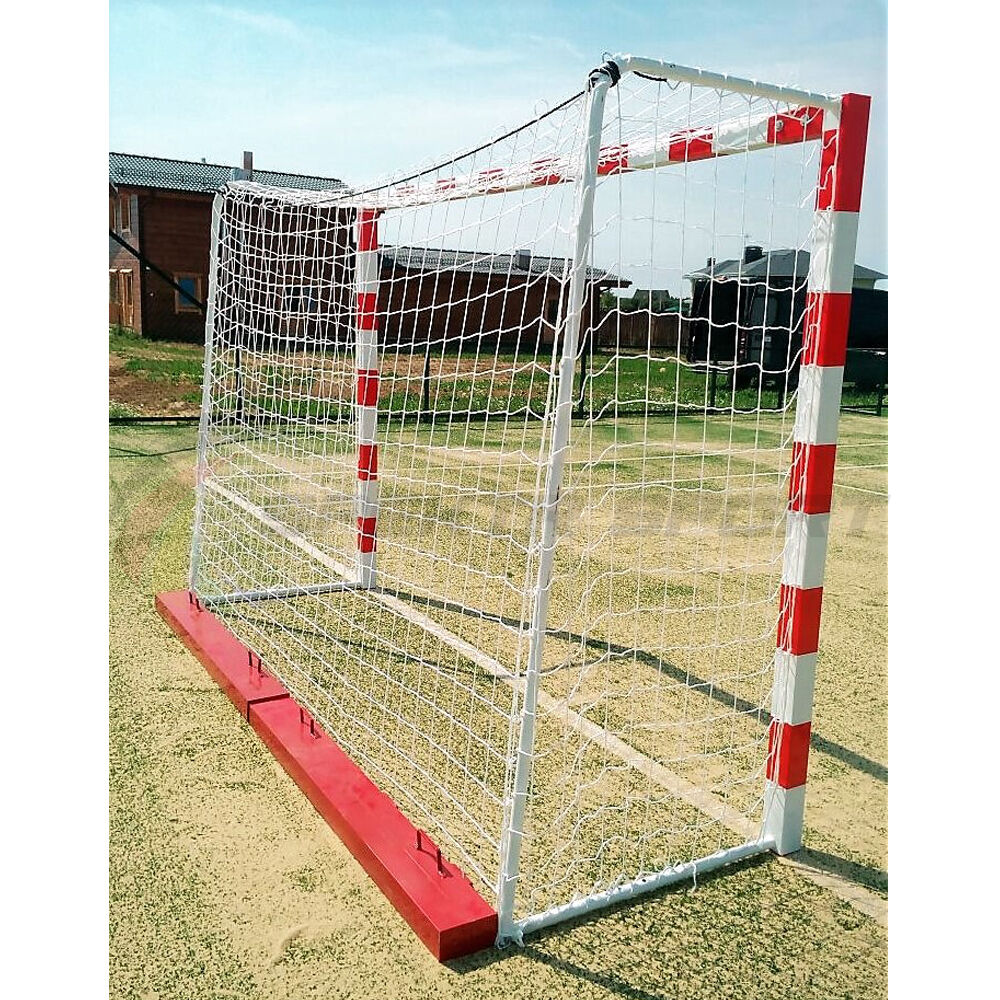 Ворота мини-футбольные без сетки 2х3х1 м (добровольный сертификат) с накидным противовесом 25 кг