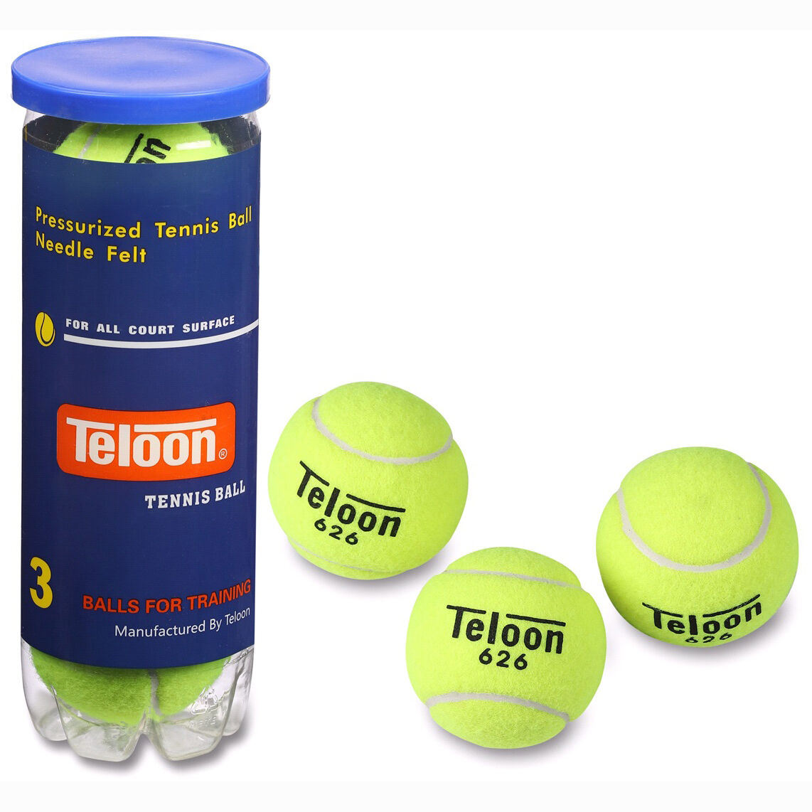 Мяч для большого тенниса Teloon 626Т Р3 (3 шт.)