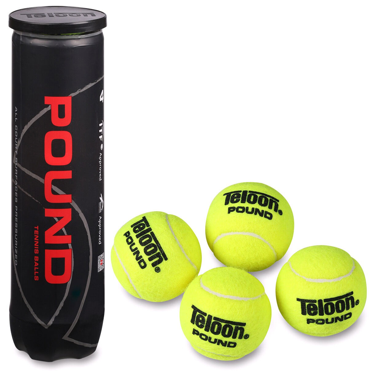 Мяч для большого тенниса Teloon 828Т Р4 (4 шт.)