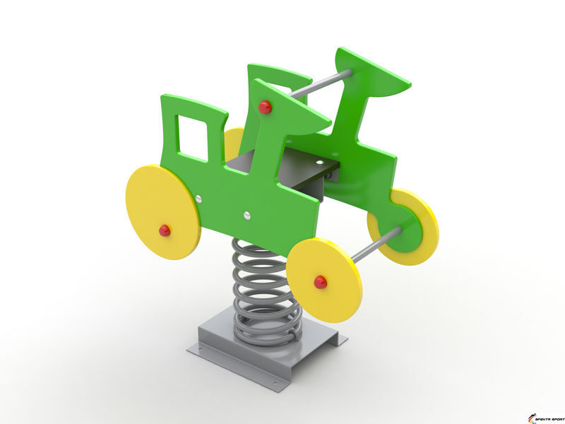 Качалка детская Трактор металлическая разборная 860х460х915 мм