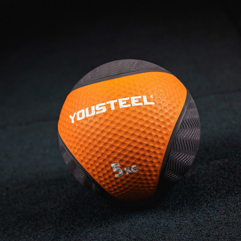 Медбол для кроссфита резиновый Yousteel 5 кг