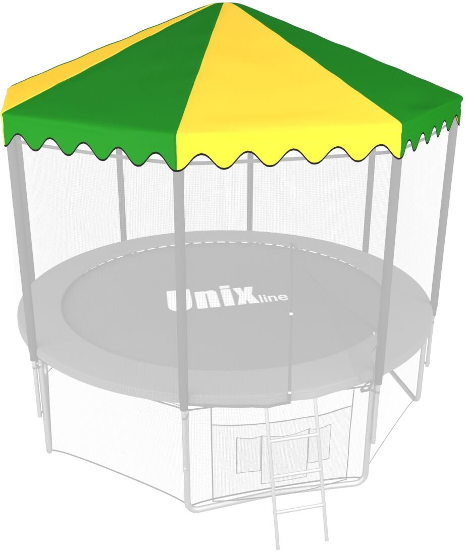 Крыша для батута UNIX Line 8 ft Green/Yellow Аксессуары к батутам