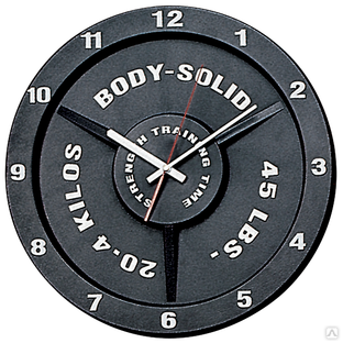 Часы настенные в виде олимпийского диска Body-Solid STT45 #1