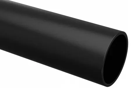 Труба гладкая ПВХ жесткая d20 мм 3 м 156 м/уп черная EKF-Plast