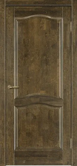 Двери межкомнатные Лео массив ольхи Античный орех